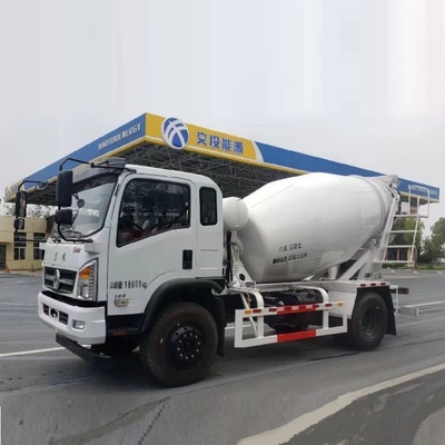 カスタマイズされた 6 スクエア 4x2 ドライブ コンクリート小型混合トラック 95kw 電力