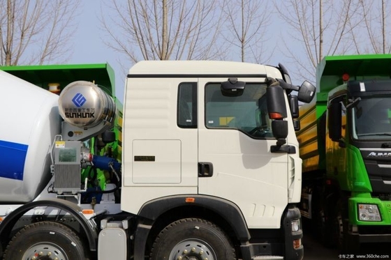 7.98 スクエアコンクリートミキサートラック 6x4 8x4 シャーシ Sinotruk HOWO TX 350 HP ディーゼル燃料