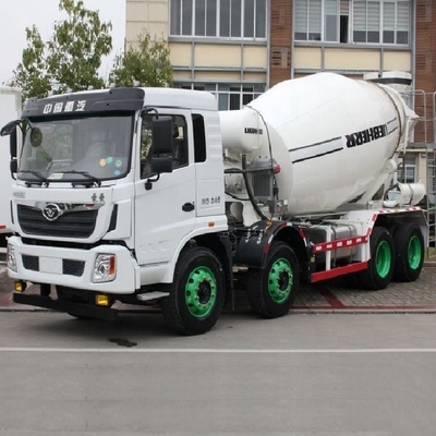 340 HP 8X4 7.99 スクエア コンクリートミキサー トラック ハウマン H5 6.8L ディーゼル燃料エンジン容量