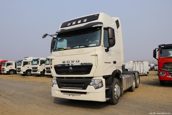 7100x2496x3958mm ブティック HOWO HOWO T7H 6*4 トラクター トラック 手動窓付き