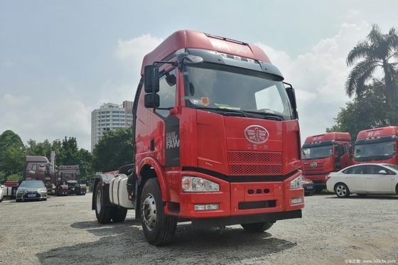 中古のFaw Jiefang J6M 350HP トラクター 4X2 空気懸垂運転席付き重貨車