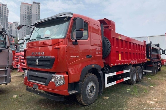 31-40T 容量 国産重型トラック HOWO TH7 6X4 6 メートル 510馬力のダンプトラック