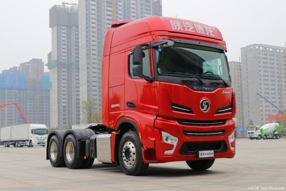 Shaanxi Qi Delong X6000 6X4 4X2 6X2 CNG LNG トラクター ABSと通常のクルーズコントロール