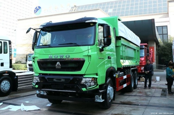 国産重貨車HOWO 6X4 371hp 2人の乗客のためのダンプトラック 10タイヤ最上 340hp