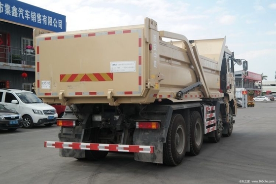 Shaanxi Auto M3000 336 HP 8X4 6x4 ダンプトラック タッチスクリーンと360° 後部カメラ