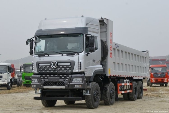 ドンフェン 天龍 KC 8X4 375hp ダンプトラック 600hp エンジンと自動エアコン