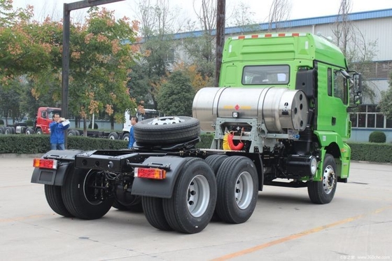 360° 後部カメラ 山西オート シュアンデ X3 軽量 375hp 6X4 LNG トラクター トラックヘッド