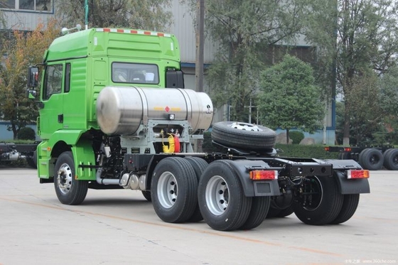 360° 後部カメラ 山西オート シュアンデ X3 軽量 375hp 6X4 LNG トラクター トラックヘッド