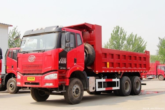 FAW J6P重型トラック 0 Km 350 HP 6X4 371 375HP 5.8m 自動窓付きダンプトラック