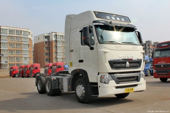 手動窓 Sinotruk HOWO T7H 540 HP 6X4 トラクション トラックの頭部 部分積荷輸送
