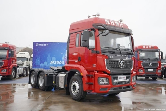 Shaanxi Automobile M3000S 6X4 トラクショントラックヘッド 460HP ESC ≥600L 燃料タンク容量