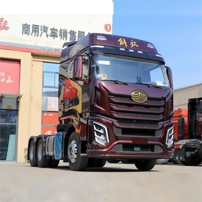 リーズナブル 560HP Faw Jiefang J6V 6X4 トラクション トラックヘッド ロジスティック輸送