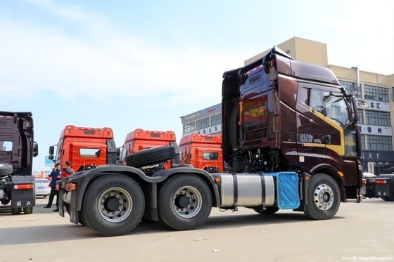 リーズナブル 560HP Faw Jiefang J6V 6X4 トラクション トラックヘッド ロジスティック輸送
