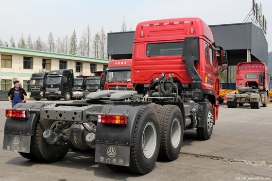 Euro 4 ホハン J7B 重型トラック 380 HP 6X4 トラクターヘッドトラック 2 バックシフト番号