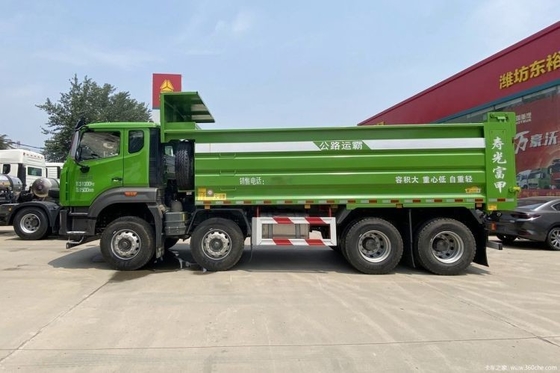 0km 国産重貨車 ハオハン N5G 340 HP 8X4 5.6m プロ用のダンプトラック