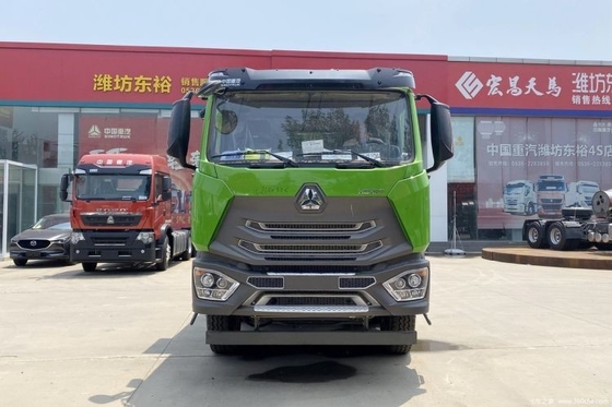 0km 国産重貨車 ハオハン N5G 340 HP 8X4 5.6m プロ用のダンプトラック