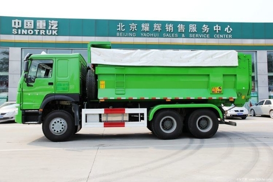 中古のベスト・オファーHOWO重型トラック 340 HP 6X4 5.6m タッチスクリーン付きダンプトラック