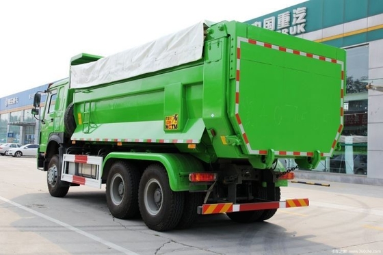 買取された使用 HOWO ダンプティッパートラック 6X4 340 HP 5.6m 重荷輸送用