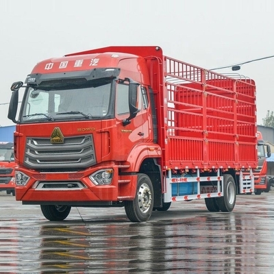 中級 220HP Sinotruk HOWo N5W 4X2 6.7m 倉庫グリッドトラック 360° 後部カメラ