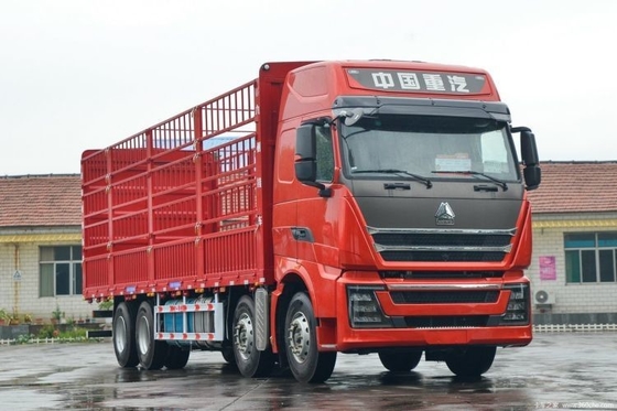 国産重型トラック HOWO TH7 460HP 8X4 9.5m タッチスクリーン 倉庫グリッド型トラック