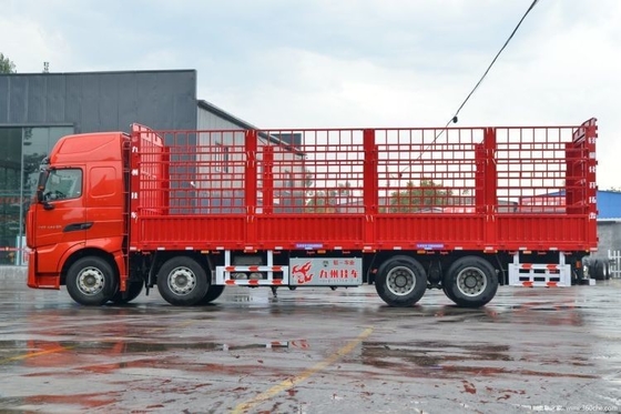 国産重型トラック HOWO TH7 460HP 8X4 9.5m タッチスクリーン 倉庫グリッド型トラック