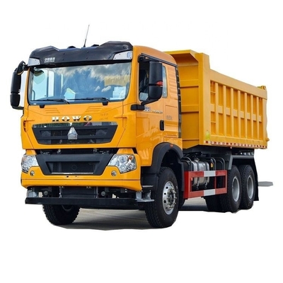 WEICHAI エンジン 400 HP 6X4 6.3m 2人の乗客のためのダンプトラック