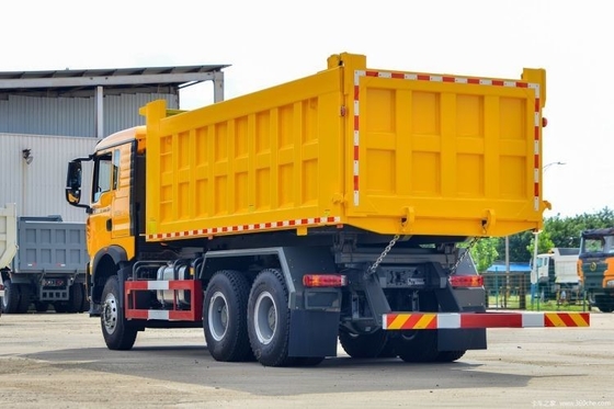 WEICHAI エンジン 400 HP 6X4 6.3m 2人の乗客のためのダンプトラック