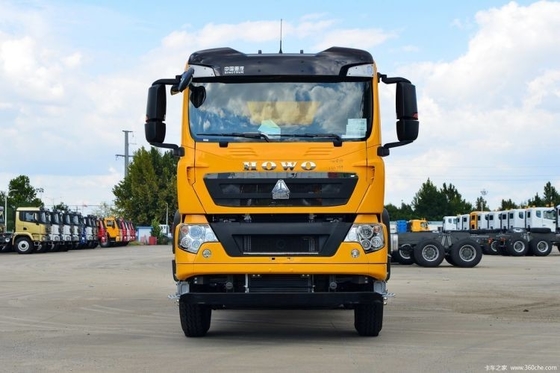WEICHAI エンジン 400 HP 6X4 6.3m 2人の乗客のためのダンプトラック