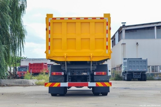 WEICHAI エンジン 400 HP 6X4 6.3m 2人の乗客のためのダンプトラック