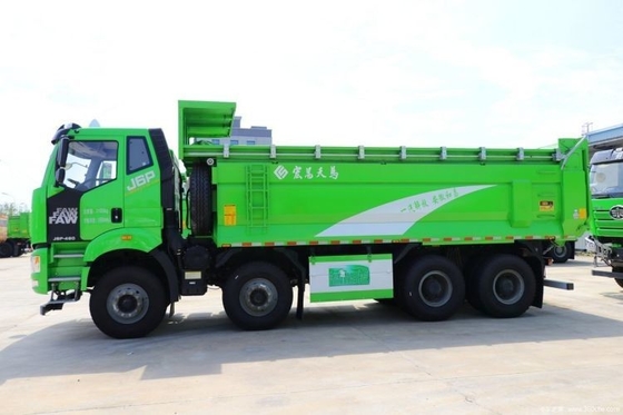 右運転 12型 前向きシフト番号 460HP 8X4 6.5m 熱いブティックのためのダンプトラック