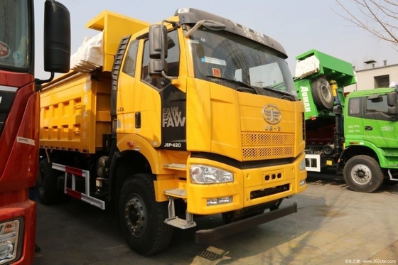 420 HP 6X4 Faw Jiefang J6P 重型トラック マウンテンバージョン タッチスクリーン付きダンプトラック