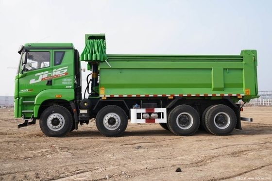 チンダオのプロ ジーファング JH6 430 HP 8X4 6メートルダンプトラック タイヤ番号12