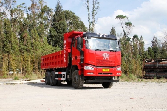 10 タイヤ番号 FAW Jiefang J6P 重型トラック 南西版 370HP 6X4 6.4m ダンプトラック