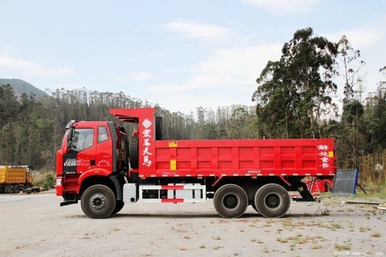 10 タイヤ番号 FAW Jiefang J6P 重型トラック 南西版 370HP 6X4 6.4m ダンプトラック