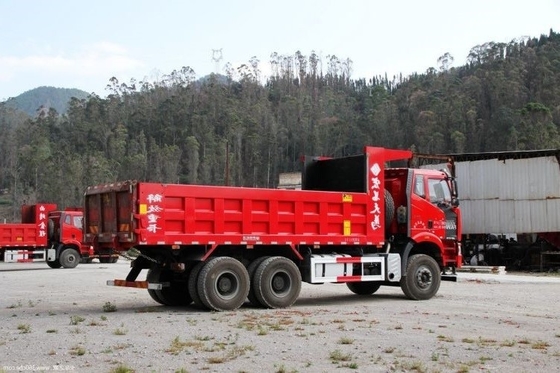 10 タイヤ番号 FAW Jiefang J6P 重型トラック 南西版 370HP 6X4 6.4m ダンプトラック
