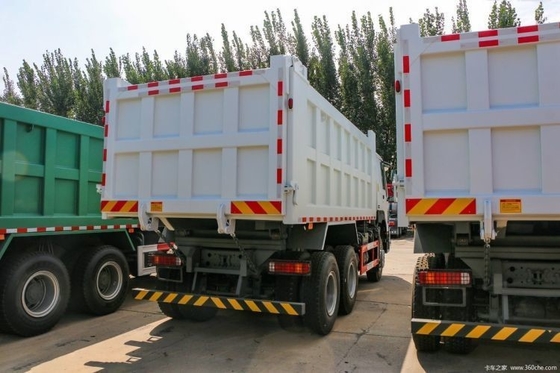 6*4 左手運転 Sinotruk HOWO-7 375hp 6.8m プロの取引用のダンプトラック