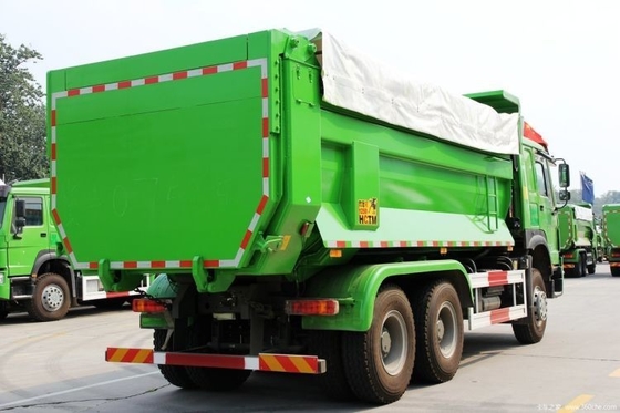 6×4 6.8m HOWO 重荷トラック 後部カメラ付きダンプトラック 15500KG総車両重量