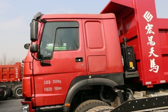 HOWO 重型トラック 380 HP 6X4 6m 多目的輸送用ダンプトラック 耐久性
