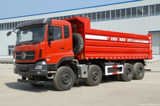 高級ドンフェン商用車 天龍 KC 重貨車 450hp 8X4 8.6m ダンプトラック