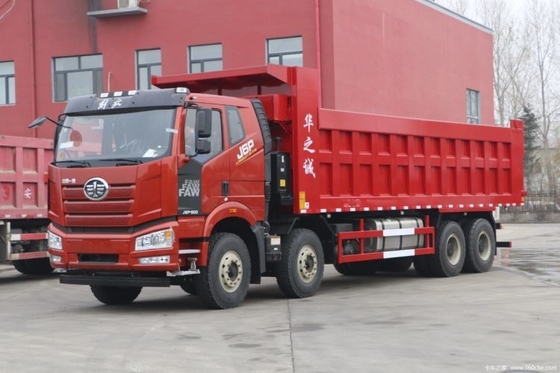 ホット 8m 貨物タンク Faw Jiefang J6P 重荷トラック 500 HP 8X4 ダンプトラック シチチャイエンジン