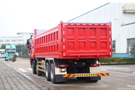 中古 Saic Hongyan Jieshi H6 8X4 ダンプトラック 560HP ユーロ 5 排放基準