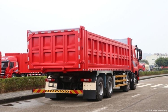 中古 Saic Hongyan Jieshi H6 8X4 ダンプトラック 560HP ユーロ 5 排放基準