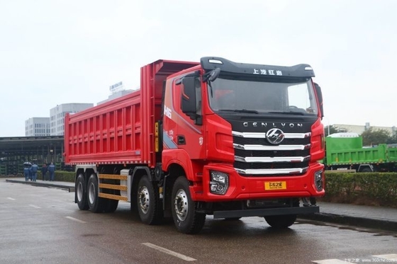 中古 Saic Hongyan Jieshi H6 8X4 ダンプトラック 560HP ユーロ 5 排放基準
