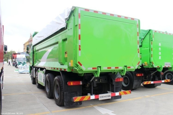 FAW Jiefang J6P重型トラック 420HP 8X4 6.5m 燃料タンク容量300-400Lのダンプトラック