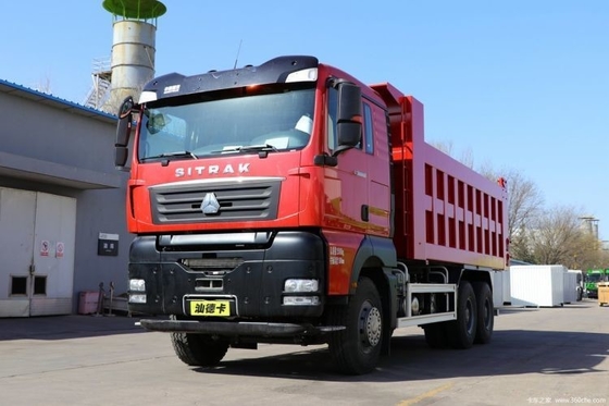 SITRAK G7 重型トラック 400 HP 6X4 貨物タンクサイズ5.8*2.35*1.5mのダンプトラック