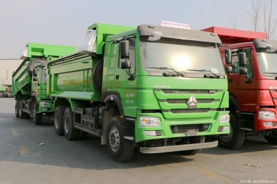 HOWO 重型トラック 340 HP 6X4 6 M ダンプトラック エアサスペンションとマルチメディアシステム