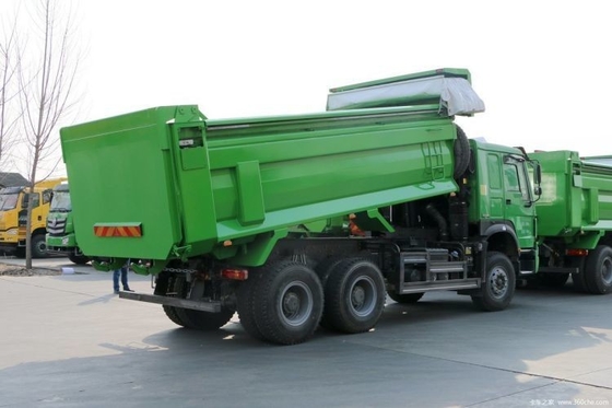 HOWO 重型トラック 340 HP 6X4 6 M ダンプトラック エアサスペンションとマルチメディアシステム