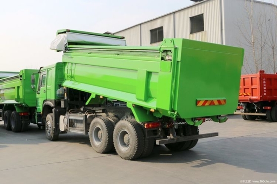 HOWO 重型トラック 340 HP 6X4 6 M ダンプトラック エアサスペンションとマルチメディアシステム