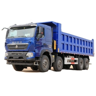中古 シノトルク HOWO T7H 重貨車 440HP 8X4 7.6m 300-400Lの燃料タンクを持つダンプトラック