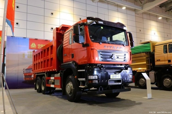 400HP 6X4 8.3m ダンプトラック シャンデカ シトラク G7H マルチメディアシステム付き重型トラック